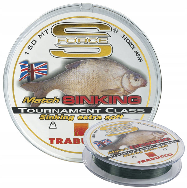 Żyłka Trabucco S-FORCE MATCH SINKING 0,20 mm / 150 m