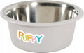 Miska metalowa PUPPY z podstawką antypoślizgową 850 ml 16,5cm asny brąz Zolux