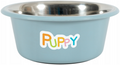 Miska metalowa dla psa PUPPY 850 ml 16,5 cm kol.niebieski. Zolux.