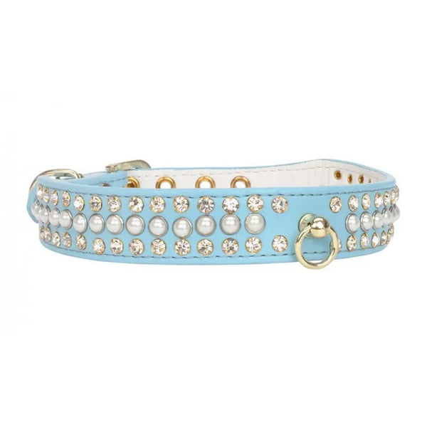 OBROŻA Lolo Pets NIEBIESKA L 25mm x 45cm