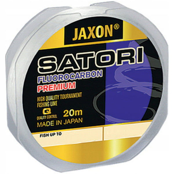 JAXON ŻYŁKA PRZYPONOWA SATORI FLUOROCARBON PREMIUM 20M #0,16MM