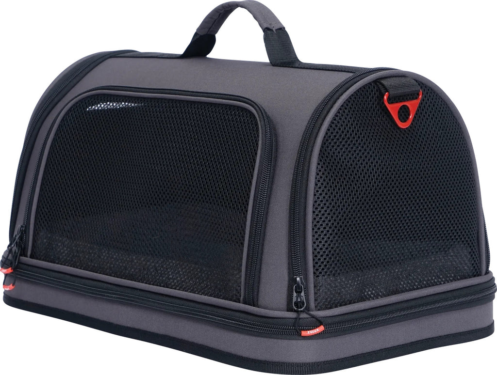 ZOLUX Torba transportowa dla psa i kota wzmocniona NOMAD M czarna 44,5×28×25