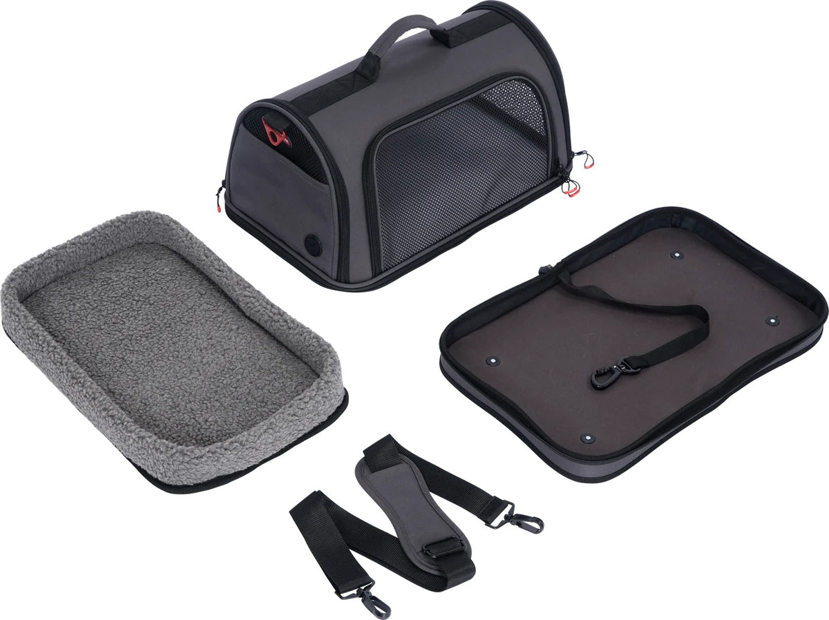 ZOLUX Torba transportowa dla psa i kota wzmocniona NOMAD L czarna 50×32×29