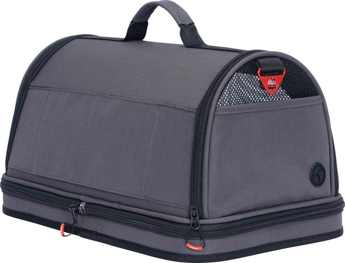 ZOLUX Torba transportowa dla psa i kota wzmocniona NOMAD M czarna 44,5×28×25