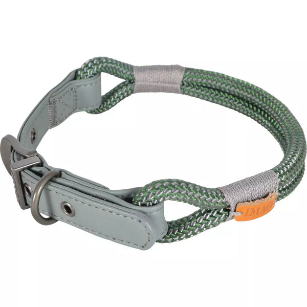 Obroża dla psa sznurowa IMAO HYDE PARK 6 mm/40 cm kol. zielony